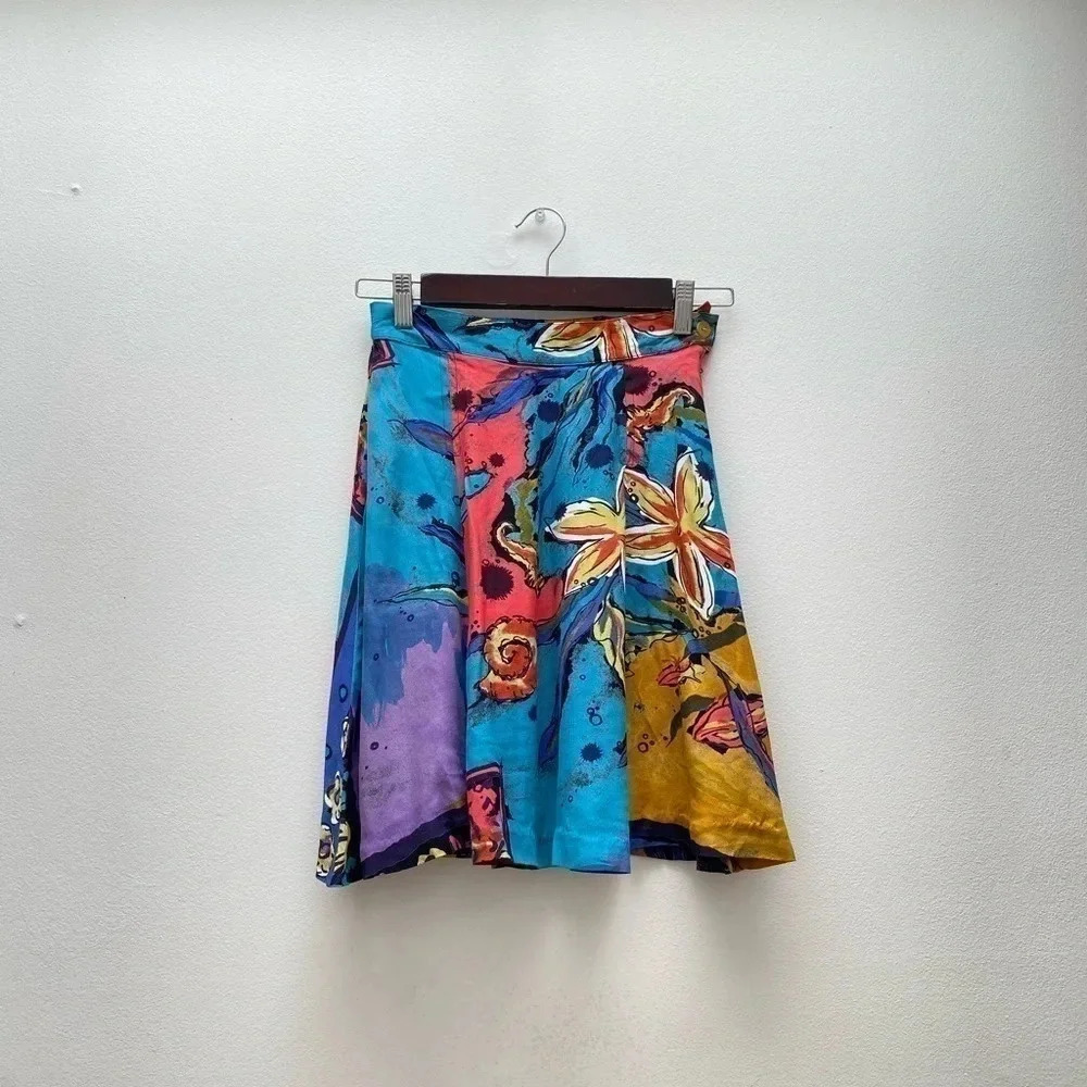 Vintage - Retro 90s Style Funky Mini Skirt